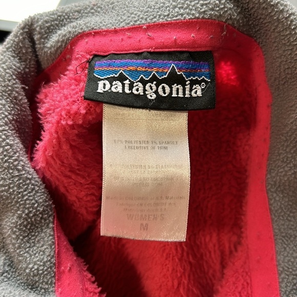 Patagonia Regulator R2 Fleece Full Zip Jacket Womens Small Pretty Pink Sz M - Picture 7 of 10
